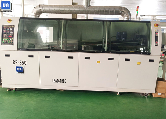 3 Zones SMT Wave Soldering Machine 750mm Conveyor RF-350A CSP Components