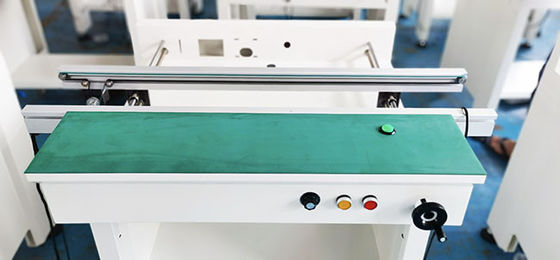 70KG 330*250mm PCB Conveyor Adjustable Oblate Belt SMT Buffer
