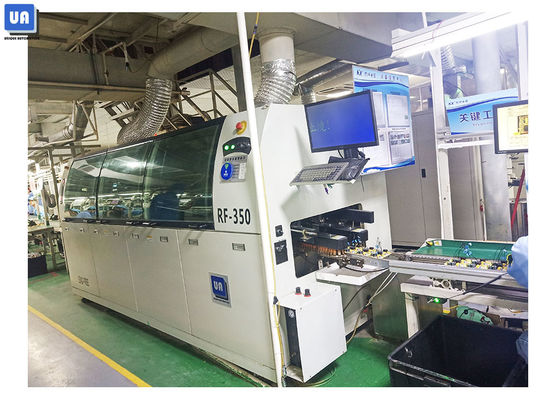 PC PLC SMT Wave Soldering Machine AC380V 0.4MPa PCB Wave Solder Equipment
